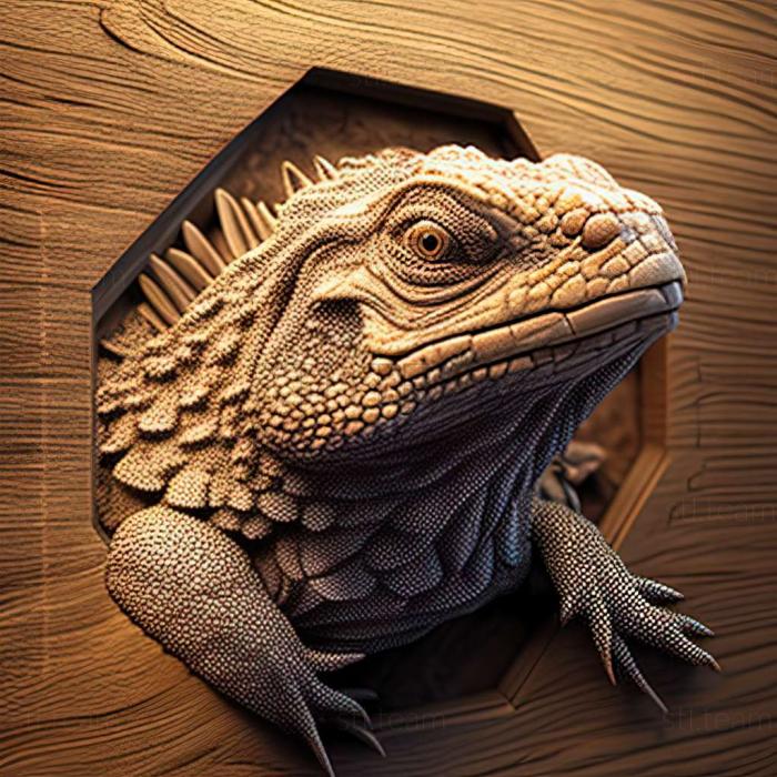 3D модель Uromastyx princeps (STL)